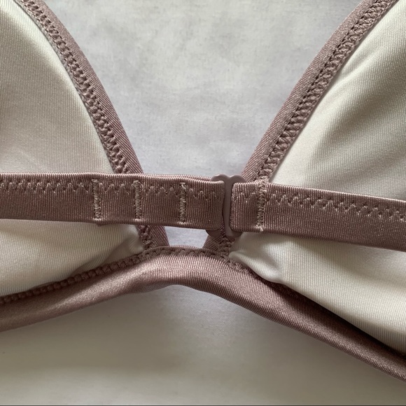 PINK VS Shine Flutter Strap Triangle Bikini Top - Picture 6 of 7